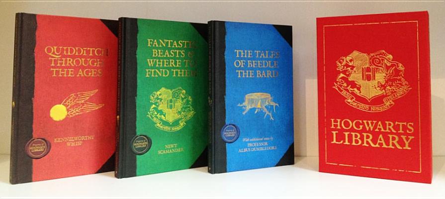 Hogwarts Library Set of 3 Books: Quidditch Through the Ages, Fantastic  Beasts and Where to Find Them, The Tales of Beedle the Bard by Rowling,  J.K.: Very Good Hardcover (2013)