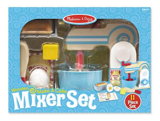 Wooden Make-A-Cake Mixer Set By Melissa & Doug (Created by) Cover Image