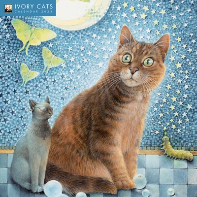 Ivory Cats by Lesley Anne Ivory Wall Calendar 2023 (Art Calendar) By Flame Tree Studio (Created by) Cover Image