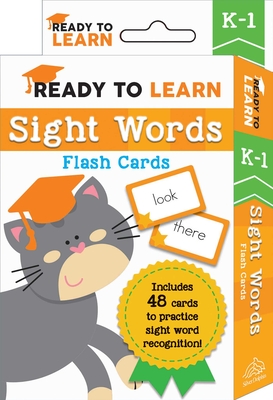 Ready to Learn: K-1 Sight Words Flash Cards: Includes 48 Cards to Practice Sight Word Recognition! By Editors of Silver Dolphin Books Cover Image