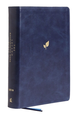Niv, Lucado Encouraging Word Bible, Blue, Leathersoft, Thumb Indexed, Comfort Print: Holy Bible, New International Version Cover Image