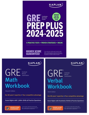 GRE Complete 2024-2025 - Updated for the New GRE: 3-Book Set Includes 6 Practice Tests + Live Class Sessions + 2500 Practice Questions (Kaplan Test Prep)
