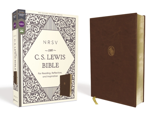 Nrsv, the C. S. Lewis Bible, Leathersoft, Brown, Comfort Print: For Reading, Reflection, and Inspiration By C. S. Lewis Cover Image