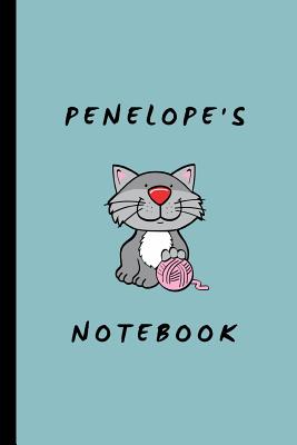 Penelope's Notebook: Personalised Cat-Themed Notepad By Writtenin Writtenon Cover Image