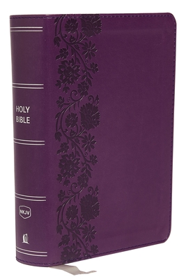 Nkjv, Reference Bible, Compact, Leathersoft, Purple, Red Letter Edition, Comfort Print: Holy Bible, New King James Version Cover Image