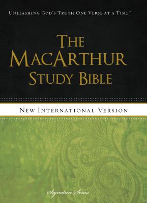 MacArthur Study Bible-NIV-Signature Series Cover Image
