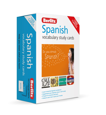 Berlitz Vocabulary Study Cards Spanish (Language Flash Cards) Cover Image