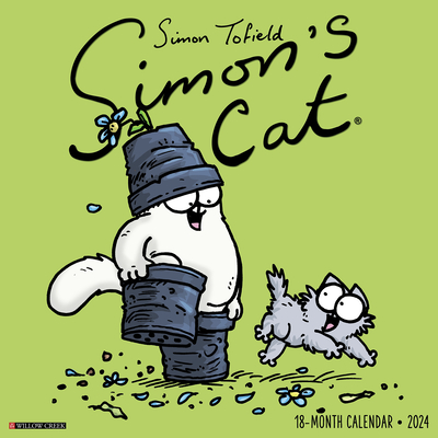 Simon's Cat 2024 12 X 12 Wall Calendar Cover Image