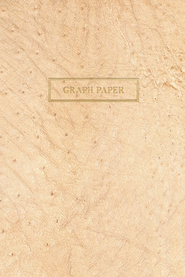 Graph Paper: Executive Style Composition Notebook - Cream Ostrich Skin Leather Style, Softcover - 6 x 9 - 100 pages (Office Essenti By Birchwood Press Cover Image