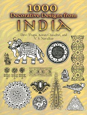 1000 Decorative Designs from India (Dover Pictorial Archives) Cover Image