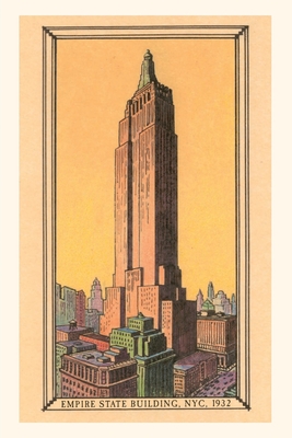 Vintage Journal Empire State Building, 1932, New York City By Found Image Press (Producer) Cover Image