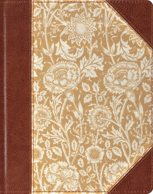 Single Column Journaling Bible-ESV-Antique Floral Design Cover Image
