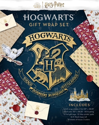 Harry Potter: Hogwarts Gift Wrap Stationery Set Cover Image