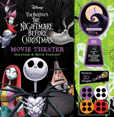 Disney: Tim Burton's The Nightmare Before Christmas Movie Theater Storybook & Movie Projector Cover Image