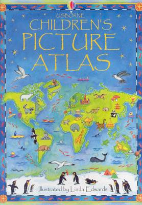 Childrens Picture Atlas By Ruth Brocklehurst, Linda Edwards (Illustrator), Doriana Berkovic (Illustrator) Cover Image