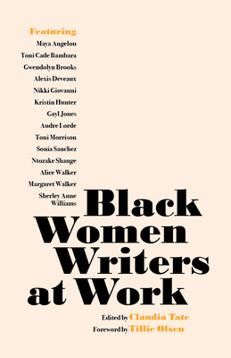 Black Women Writers at Work By Claudia Tate Cover Image