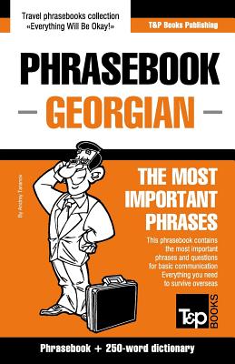 English-Georgian phrasebook and 250-word mini dictionary By Andrey Taranov Cover Image