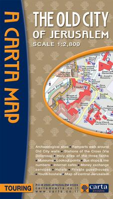 Old City of Jerusalem Map By Carta Jerusalem (Created by) Cover Image