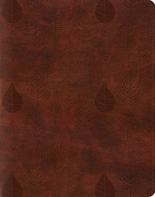 Single Column Journaling Bible-ESV-Leaves Design By Crossway Bibles (Manufactured by) Cover Image