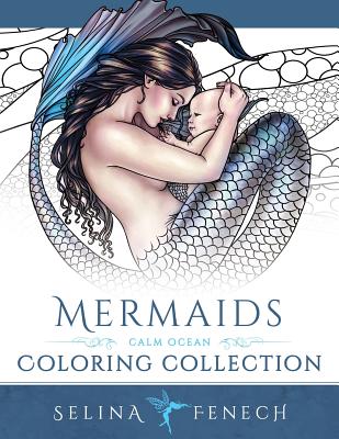 Mermaids - Calm Ocean Coloring Collection Cover Image