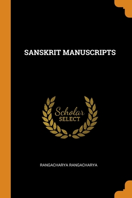 Sanskrit Manuscripts Cover Image