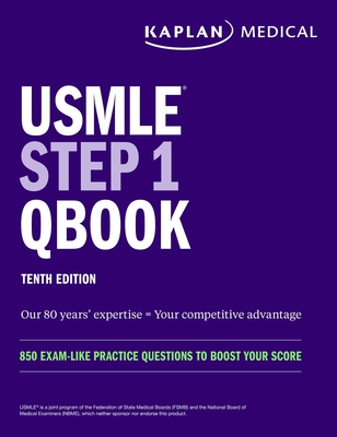 USMLE Step 1 Qbook: 850 Exam-Like Practice Questions to Boost Your Score (USMLE Prep) Cover Image