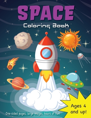 Space Coloring Book for Kids Ages 4-8! By Engage Books Cover Image