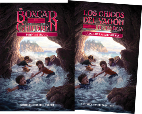 Surprise Island (Spanish/English set) (The Boxcar Children Mysteries #2)