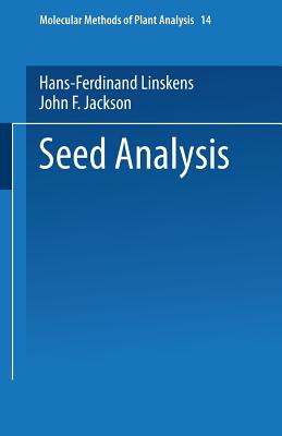 Seed Analysis (Molecular Methods of Plant Analysis #14) Cover Image