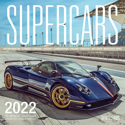 Supercars 2022: 16-Month Calendar - September 2021 through December 2022 Cover Image