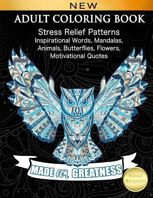 Adult Coloring Book Stress Buster Coloring Design: Animal Coloring