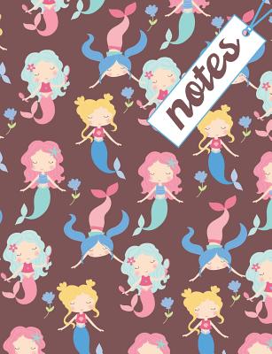 Notes: Composition Notebook With Cute Mermaids For Girls, Great For School Notes By Jasmine Publish Cover Image