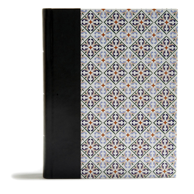 Cover for CSB Legacy Notetaking Bible, Spanish Tile LeatherTouch-Over-Board