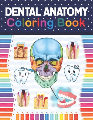 Dental Anatomy Coloring Book: Fun and Easy Adult Coloring Book for Dental Assistants, Dental Students, Dental Hygienists, Dental Therapists, Periodo Cover Image