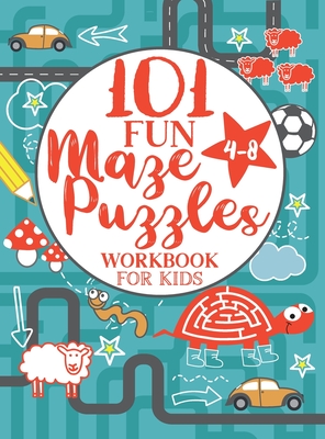 Maze Puzzle Book for Kids 4-8: 101 Fun First Mazes for Kids 4-6, 6