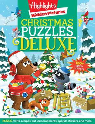 Christmas Puzzles Deluxe (Highlights Hidden Pictures) By Highlights (Created by) Cover Image