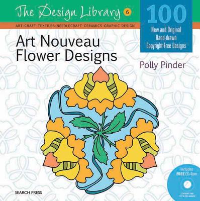 Art Nouveau Flower Designs (DL06) (Design Library) Cover Image