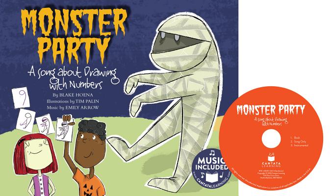 Monster Party: A Song about Drawing with Numbers (Sing and Draw!) Cover Image