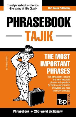 English-Tajik phrasebook and 250-word mini dictionary Cover Image