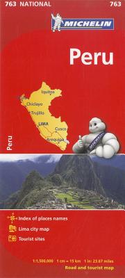 Michelin Peru (Michelin Maps #763) Cover Image