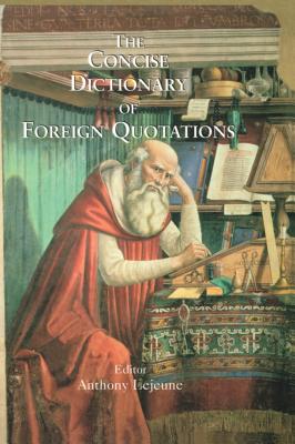 Cover for Concise Dictionary of Foreign Quotations