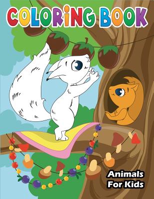 Animals Coloring Book for Kids: Cute Animals with Fun, Easy, and Relaxing Coloring Pages for Animal By William Krell Cover Image