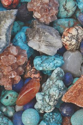 Bohemian Crystals & Gemstones Notebook: For Free Spirits, Bohemians, & Hippies Cover Image