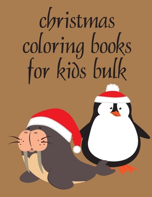 Christmas Coloring Books For Kids Bulk: Super Cute Kawaii Animals Coloring Pages By J. K. Mimo Cover Image