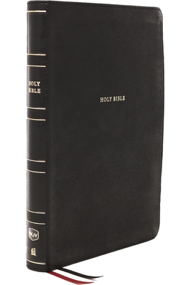 Nkjv, Reference Bible, Center-Column Giant Print, Leathersoft, Black, Red Letter Edition, Thumb Indexed, Comfort Print: Holy Bible, New King James Ver By Thomas Nelson Cover Image