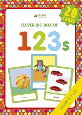 123s: Memory flash cards (Clever Big Box Of) Cover Image