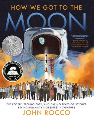 Book cover: How We Got to the Moon by John Rocco