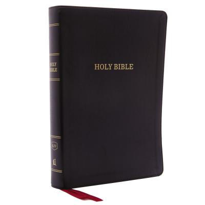 KJV, Deluxe Reference Bible, Giant Print, Imitation Leather, Black, Red Letter Edition Cover Image
