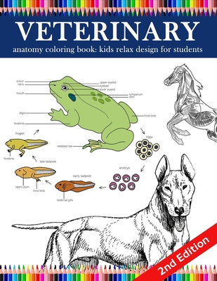 Veterinary Anatomy Coloring Book: kids relax design for students: younger  kids for learn anatomy dog, cat, hourse, turtle, frog, bird, fish  (Paperback) | Prologue Bookshop