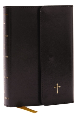 KJV Compact Bible W/ 43,000 Cross References, Black Leatherflex with Flap, Red Letter, Comfort Print: Holy Bible, King James Version: Holy Bible, King cover